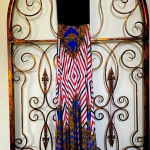 Strapless maxi dress. Lightweight